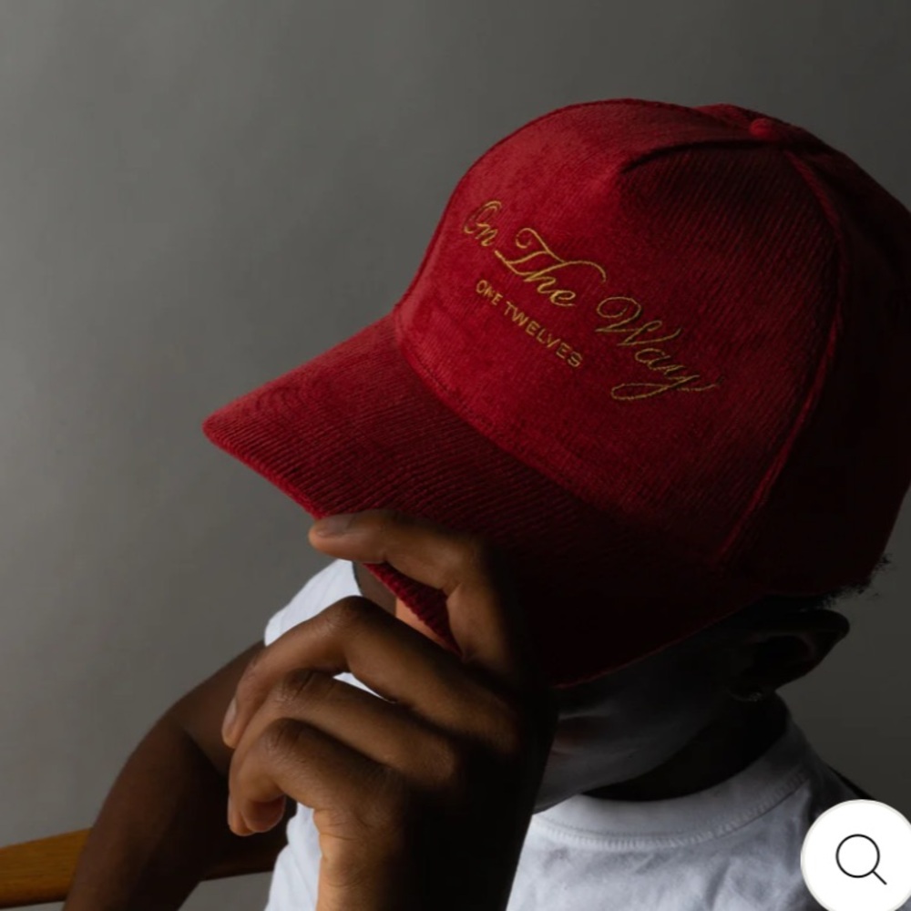 RUBY "ON THE WAY" CORDUROY TRUCKER HAT